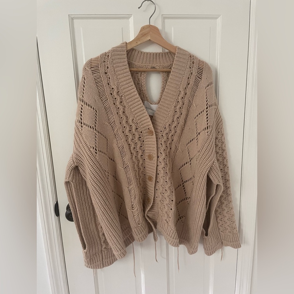 Maria McManus Beige stitch Cardigan